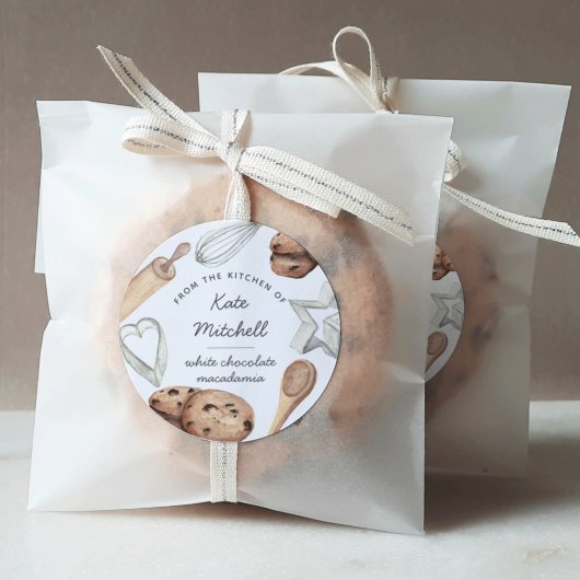 水パーソナライズされた色クッキーベーキング ラウンドシール