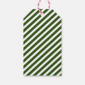 水パーソナライズされた色クリスマスツリーギフト ギフトタグ (裏面)