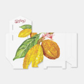 水パーソナライズされた色チョコレートツリー フェイバーボックス (折り畳みなし)