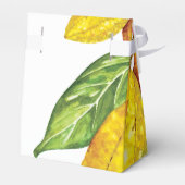 水パーソナライズされた色チョコレートツリー フェイバーボックス (裏面サイド)