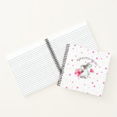 水パーソナライズされた色バニーラビットジャーナル ノートブック (内部)