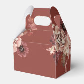 水パーソナライズされた色フローラ感謝祭 フェイバーボックス (裏面サイド)