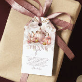 水パーソナライズされた色ブライダルハイティーシャワー ギフトタグ