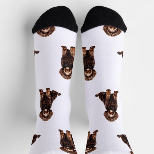 水パーソナライズされた色ペット ソックス (上部)