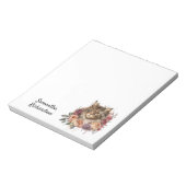 水パーソナライズされた色ボホーキャット ノートパッド (回転)