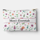 水パーソナライズされた色ポーチ – ママ向けギフト アクセサリーポーチ (裏面)