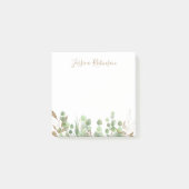 水パーソナライズされた色ユーカリ ポストイット (正面)