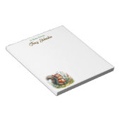 水パーソナライズされた色リスの机から ノートパッド (アングル)