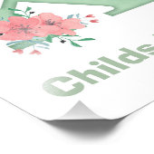 水パーソナライズされた色レターKフォトプリント フォトプリント            (角)