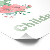 水パーソナライズされた色レターPフォトプリント フォトプリント            (角)