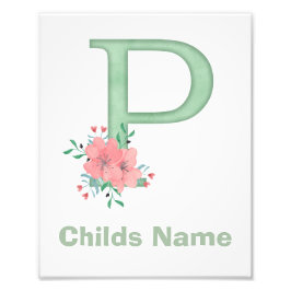 水パーソナライズされた色レターPフォトプリント フォトプリント           