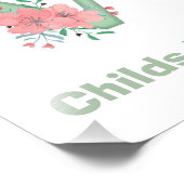 水パーソナライズされた色レターVフォトプリント フォトプリント            (角)