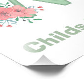 水パーソナライズされた色レターWフォトプリント フォトプリント            (角)