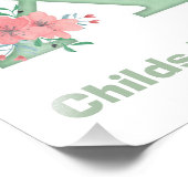 水パーソナライズされた色レターXフォトプリント フォトプリント            (角)