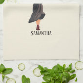 水パーソナライズされた色卒業 キッチンタオル (折り畳み)