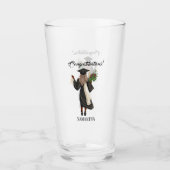 水パーソナライズされた色卒業(10) タンブラーグラス (正面)