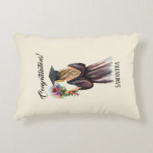 水パーソナライズされた色卒業(11) アクセントクッション (正面)