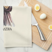 水パーソナライズされた色卒業(11) キッチンタオル (四つ折り)