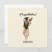 水パーソナライズされた色卒業(2) (正面/裏面)