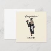 水パーソナライズされた色卒業(4) (正面/裏面)