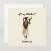 水パーソナライズされた色卒業(6) (正面/裏面)