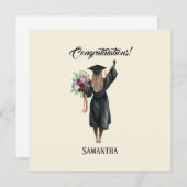 水パーソナライズされた色卒業(7) (正面/裏面)