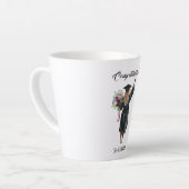 水パーソナライズされた色卒業(7) カフェラテマグ (左アングル)