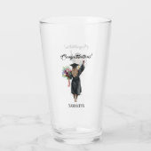 水パーソナライズされた色卒業(7) タンブラーグラス (裏面)