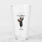 水パーソナライズされた色卒業(7) タンブラーグラス (正面)