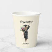 水パーソナライズされた色卒業(7) 紙コップ (裏面)