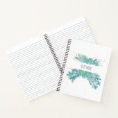 水パーソナライズされた色多汁 ノートブック (内部)