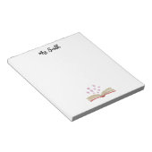 水パーソナライズされた色帳メモ帳 ノートパッド (アングル)