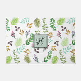 水パーソナライズされた色植物扉マット ドアマット