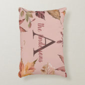 水パーソナライズされた色紅葉 アクセントクッション (正面(垂直))