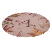 水パーソナライズされた色紅葉 カッティングボード (角)