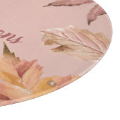 水パーソナライズされた色紅葉 カッティングボード (角)