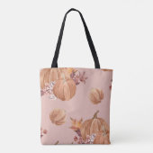 水パーソナライズされた色紅葉 トートバッグ (裏面)