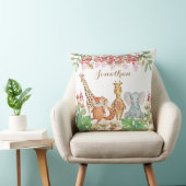 水パーソナライズされた色緑子供部屋ベビープレゼント クッション (椅子)