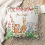 水パーソナライズされた色緑子供部屋ベビープレゼント クッション (ブランケット)