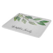 水パーソナライズされた色緑 カッティングボード (角)