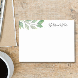 水パーソナライズされた色緑 ポストイット