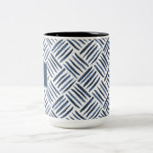 水パーソナライズされた色設計マグ ツートーンマグカップ (中央)