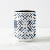 水パーソナライズされた色設計マグ ツートーンマグカップ (中央)