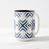 水パーソナライズされた色設計マグ ツートーンマグカップ (正面右)