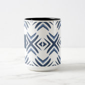 水パーソナライズされた色設計マグ ツートーンマグカップ (中央)