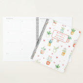 水パーソナライズされた色鉢植え庭 プランナー手帳 (ディスプレー)