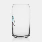 水パーソナライズされた色1月誕生花 ガラス缶 (左)