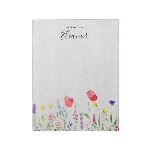 水パーソナライズされた色 ノートパッド (回転)