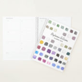 水パーソナライズされた色 プランナー手帳 (ディスプレー)