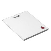 水パーソナライズされた色APPLEメモ帳 ノートパッド (アングル)